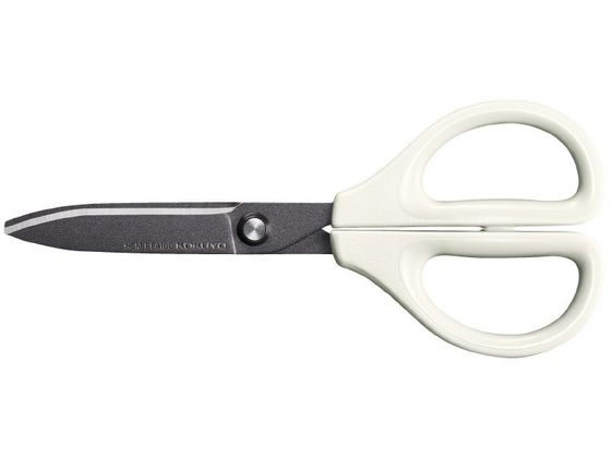 コクヨ ハサミ[サクサ]フッ素・グルーレス刃 ホワイト HSM-PFA100W 1本（ご注文単位1本）【直送品】