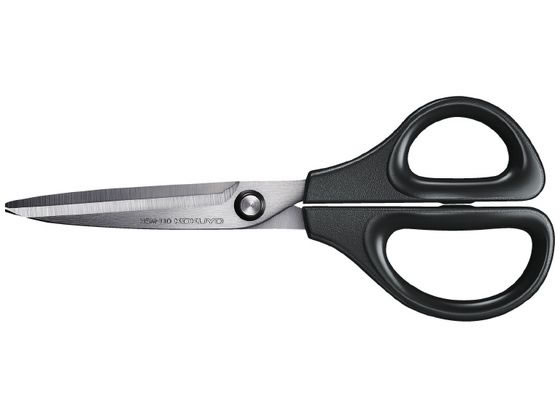 コクヨ ハサミ[サクサ]ストレート刃 ブラック HSM-110D 1本（ご注文単位1本）【直送品】