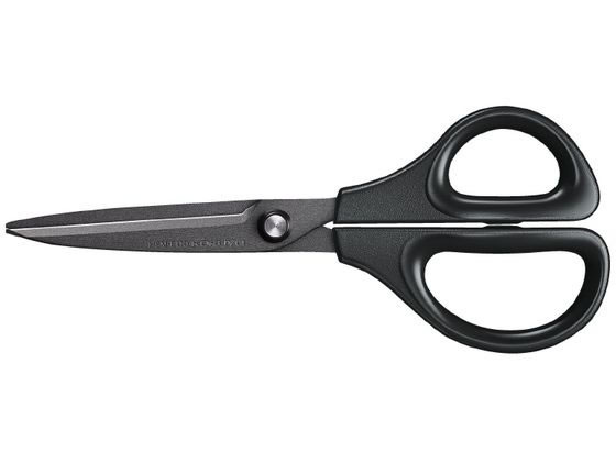 コクヨ ハサミ[サクサ]ストレート・フッ素刃 ブラック HSM-F110D 1本（ご注文単位1本）【直送品】