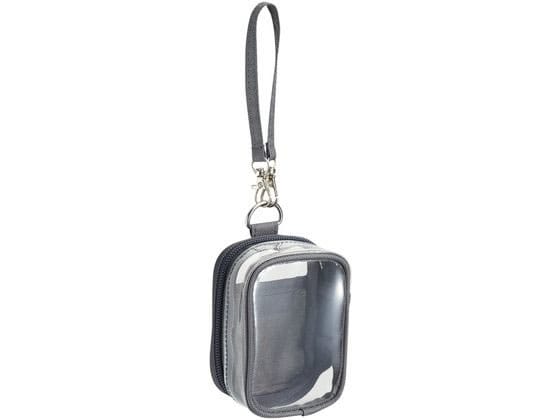 リヒトラブ myfa デコレーションボックスポーチ ミニミニ チャコールブラック 1個(ご注文単位1個)【直送品】