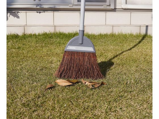 アズマ工業 赤シダほうき 長柄 AZB152 1本(ご注文単位1本)【直送品】