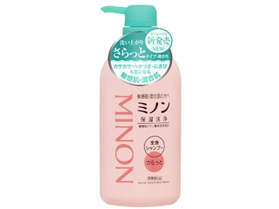 第一三共 ミノン 全身シャンプー さらっとタイプ 450mL 1個（ご注文単位1個）【直送品】