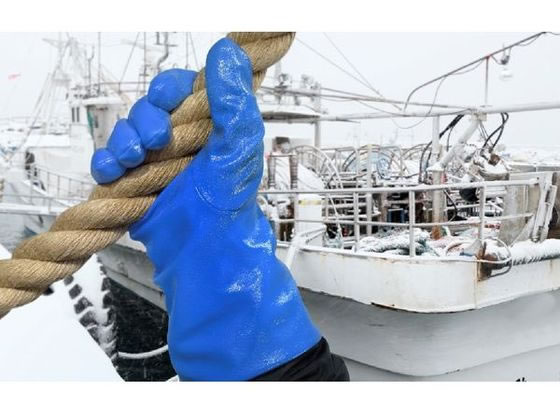 エステーPro モデルローブ No.670 ニトリルモデル防寒 L 1双(ご注文単位1双)【直送品】