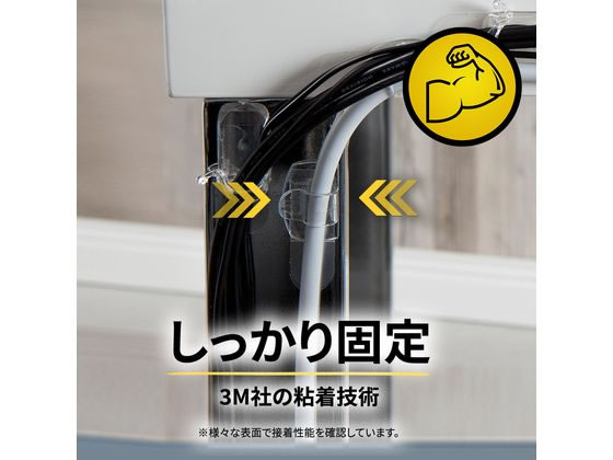 3M コマンドフック コード用 クリア お買得パック Sサイズ CMG-S-CL20 1パック(ご注文単位1パック)【直送品】