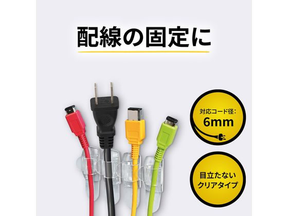 3M コマンドフック コード用 クリア Sサイズ CMG-S-CL 1パック(ご注文単位1パック)【直送品】