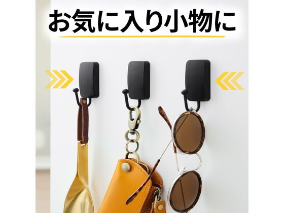 3M コマンドフック マットブラック Sサイズ 2コパック 17033MB-2JP 1パック(ご注文単位1パック)【直送品】