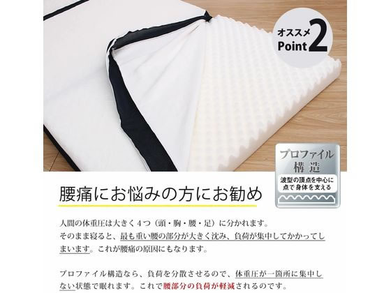 赤堀 整体師の先生がお勧めするマットレス 1枚(ご注文単位1枚)【直送品】