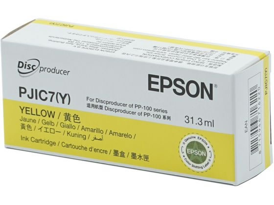 EPSON インクカートリッジ イエロー PJIC7Y 1個（ご注文単位1個）【直送品】
