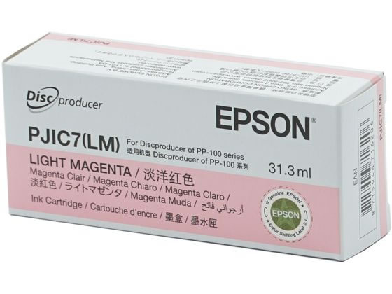 EPSON インクカートリッジ ライトマゼンタ PJIC7LM 1個（ご注文単位1個）【直送品】