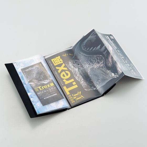 リヒトラブ Collel リーフレットホルダー 225×125mm ブラック F481-24 1冊(ご注文単位1冊)【直送品】