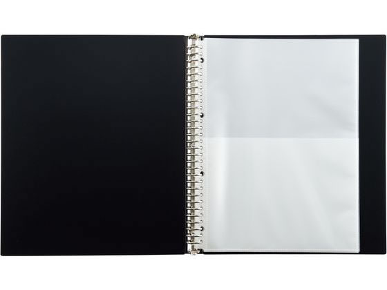 リヒトラブ Collel ギャラリークリヤーブック A4タテ 30穴 ホワイト N463-0 1冊(ご注文単位1冊)【直送品】