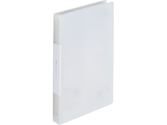 リヒトラブ SOERU クリヤーブック A4 ポケット交換 30穴 フロストクリヤー 1冊(ご注文単位1冊)【直送品】