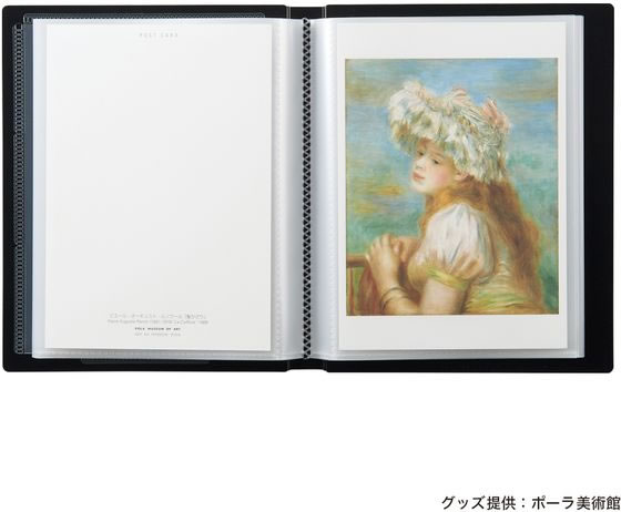 リヒトラブ Collel ポストカードアルバム A6 ブラック N467-24 1冊(ご注文単位1冊)【直送品】