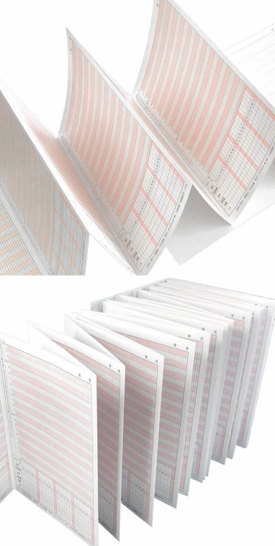 フロンティア ジャバラノート 基礎体温 A5 フラワー CHO-049 1冊(ご注文単位1冊)【直送品】