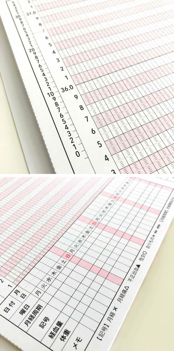 フロンティア ジャバラノート 基礎体温 A5 フラワー CHO-049 1冊(ご注文単位1冊)【直送品】