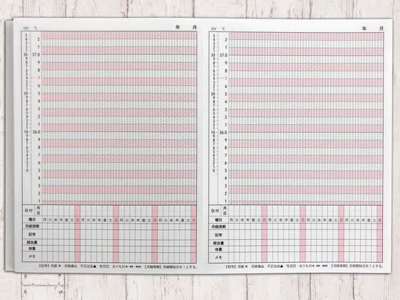 フロンティア ジャバラノート 基礎体温 A5 フラワー CHO-049 1冊(ご注文単位1冊)【直送品】