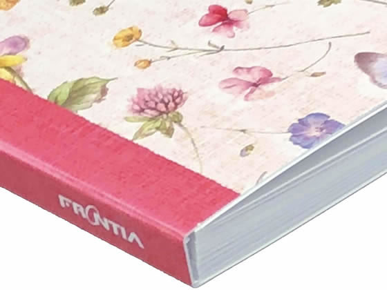 フロンティア ジャバラノート 基礎体温 A5 フラワー CHO-049 1冊(ご注文単位1冊)【直送品】