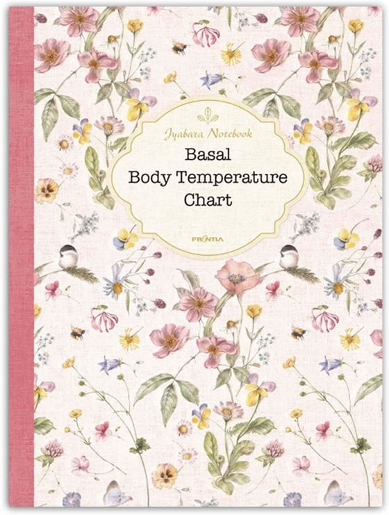 フロンティア ジャバラノート 基礎体温 A5 フラワー CHO-049 1冊(ご注文単位1冊)【直送品】