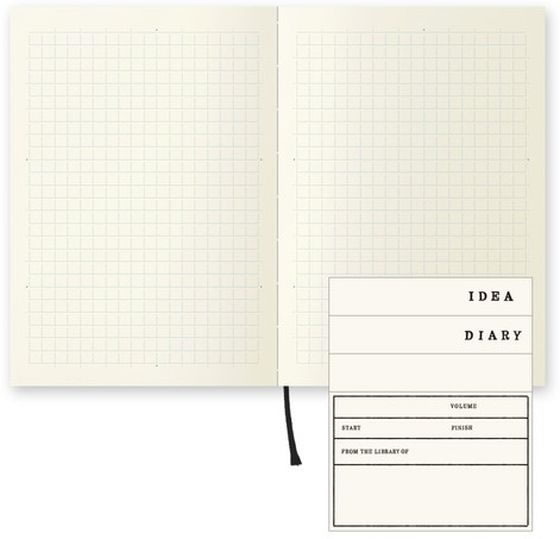 ミドリ MDノート 文庫 方眼罫A 15289006 1冊(ご注文単位1冊)【直送品】