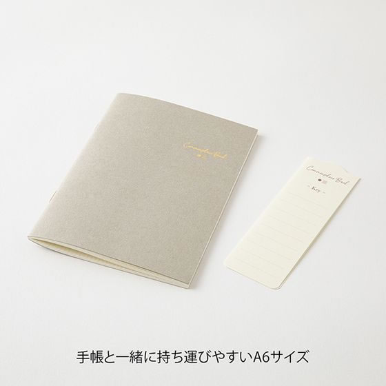 ミドリ ノート コモンプレイス A6 グレー 15362006 1冊(ご注文単位1冊)【直送品】