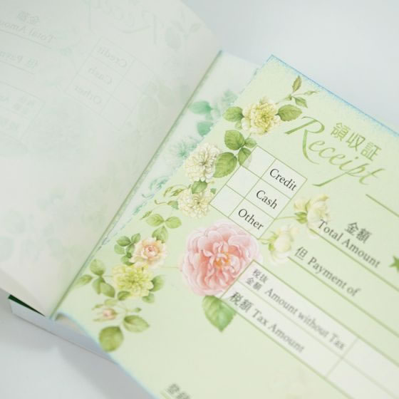 フロンティア 領収書 2枚複写 インボイス ワイルドローズ 40組 RS-003 1冊(ご注文単位1冊)【直送品】