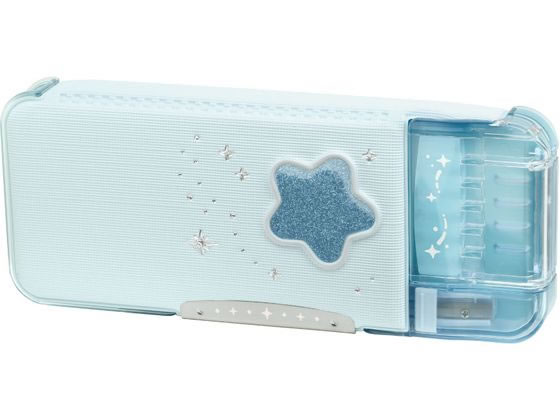 ソニック えんぴつチェック両面筆入 うかサポ リアナティアラ ライトブルー 1個（ご注文単位1個）【直送品】