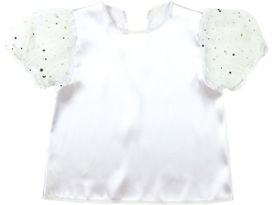 アーテック パフスリーブソフトサテンシャツ ホワイト 18263 1枚（ご注文単位1枚）【直送品】