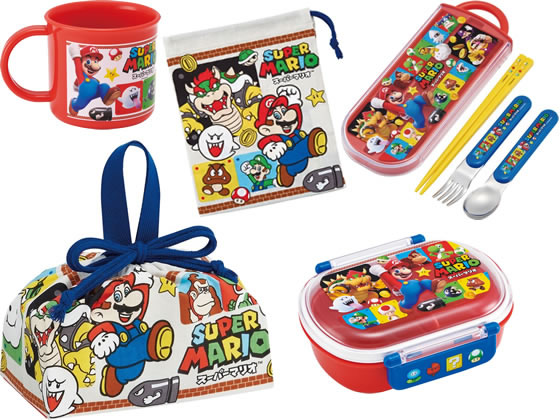 スケーター ランチ5点セット スーパーマリオ23 432190 1ｾｯﾄ（ご注文単位1ｾｯﾄ）【直送品】