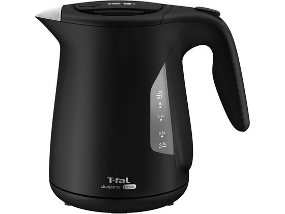 T-fal ジャスティン ロック ブラック 1.2L KO5908JP 1個（ご注文単位1個）【直送品】