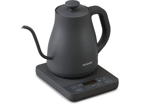 アイリスオーヤマ 湯漏れ防止ドリップケトル 温調タイプ IKE-C800T-H 1台（ご注文単位1台）【直送品】