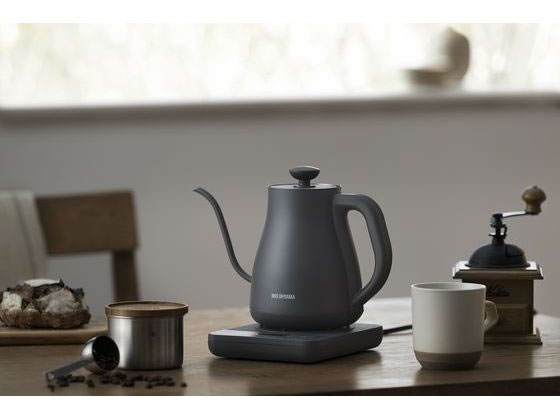 アイリスオーヤマ 湯漏れ防止ドリップケトル 温調タイプ IKE-C800T-H 1台(ご注文単位1台)【直送品】