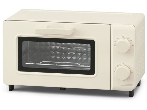 アイリスオーヤマ オーブントースター2枚焼き アイボリー EOT-201-C 1台（ご注文単位1台）【直送品】