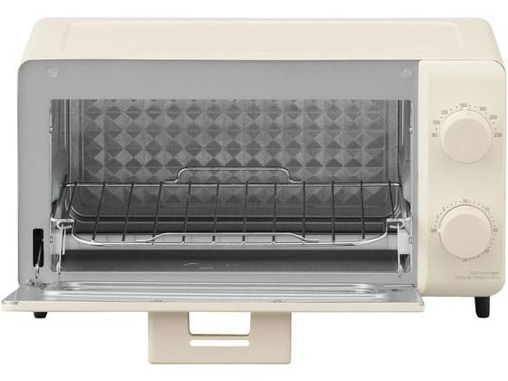 アイリスオーヤマ オーブントースター2枚焼き アイボリー EOT-201-C 1台（ご注文単位1台）【直送品】