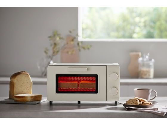 アイリスオーヤマ オーブントースター2枚焼き アイボリー EOT-201-C 1台（ご注文単位1台）【直送品】