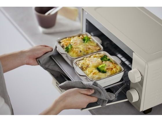 アイリスオーヤマ オーブントースター2枚焼き アイボリー EOT-201-C 1台（ご注文単位1台）【直送品】