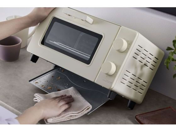 アイリスオーヤマ オーブントースター2枚焼き アイボリー EOT-201-C 1台（ご注文単位1台）【直送品】