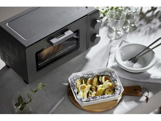 アイリスオーヤマ オーブントースター2枚焼き ウォームグレー EOT-201-H 1台（ご注文単位1台）【直送品】