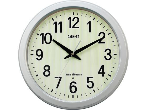 キングジム 電波掛時計ダクストII GDKN-003 1個(ご注文単位1個)【直送品】