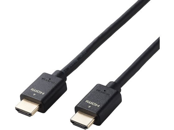 エレコム HDMI 1.4 ケーブル ハイスピード 2m ブラック GM-HD14E20BK 1個（ご注文単位1個）【直送品】