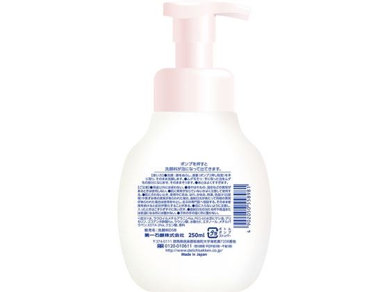 第一石鹸 サイクルスタイル 泡洗顔フォーム 本体 250mL 1個（ご注文単位1個）【直送品】