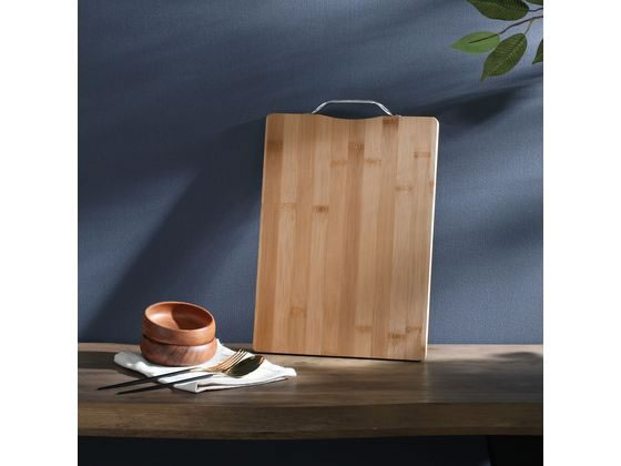 不二貿易 バンブーカッティングボード スクエア 35cm 40114 1個(ご注文単位1個)【直送品】