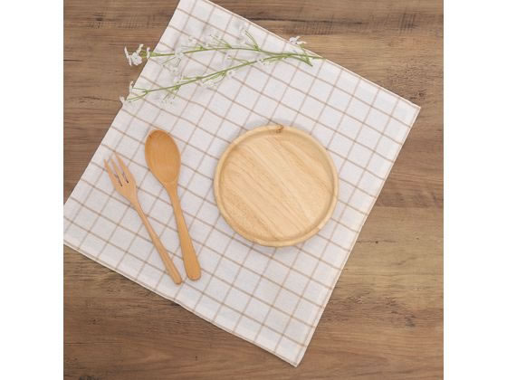 不二貿易 木製ラウンドディッシュ S ボヌール 96217 1個(ご注文単位1個)【直送品】