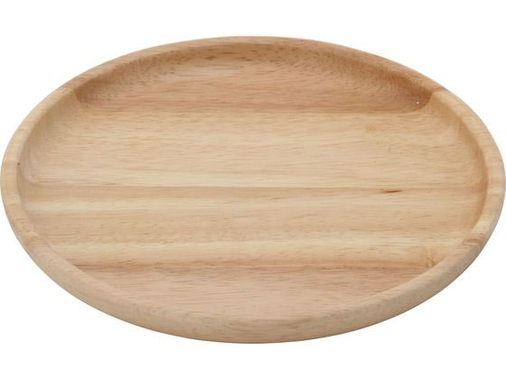 不二貿易 木製ラウンドディッシュ M ボヌール 96218 1個（ご注文単位1個）【直送品】