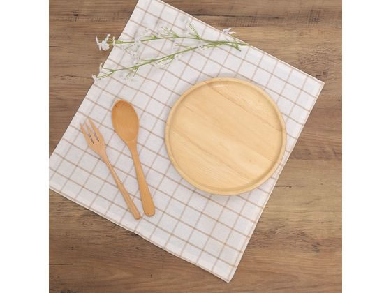 不二貿易 木製ラウンドディッシュ M ボヌール 96218 1個(ご注文単位1個)【直送品】