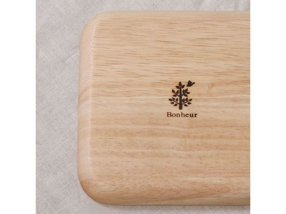 不二貿易 木製スクエアディッシュ S ボヌール 96219 1個(ご注文単位1個)【直送品】