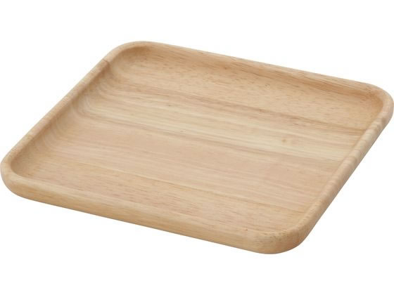 不二貿易 木製スクエアディッシュ M ボヌール 96220 1個（ご注文単位1個）【直送品】