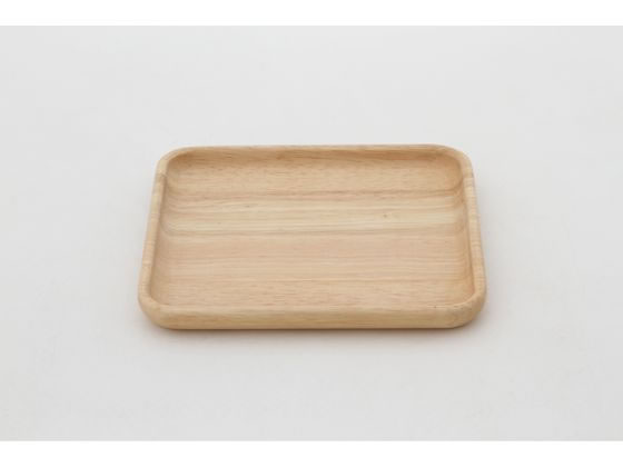 不二貿易 木製スクエアディッシュ M ボヌール 96220 1個(ご注文単位1個)【直送品】