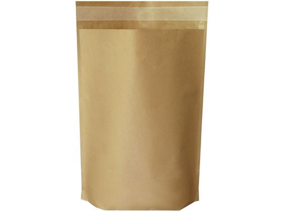 今村紙工 底マチ付き未晒し宅配袋 フタ付き 370サイズ 100枚 1袋(ご注文単位1袋)【直送品】