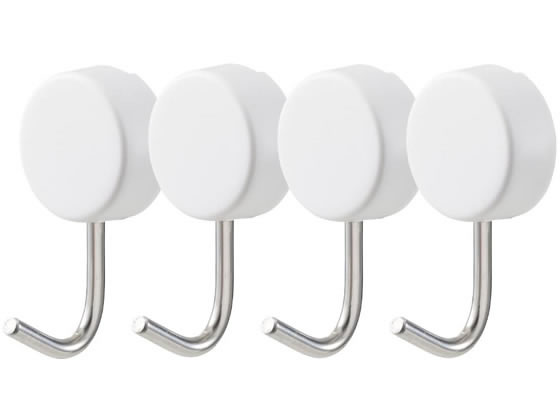 レック 強力ピンフック 耐荷重4kg 4個入 H00408 1ﾊﾟｯｸ（ご注文単位1ﾊﾟｯｸ）【直送品】