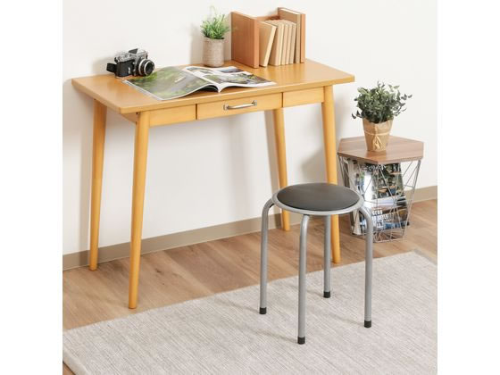 不二貿易 パイプ丸イス FB-01BK(1010BK) 88623 1脚（ご注文単位1脚）【直送品】